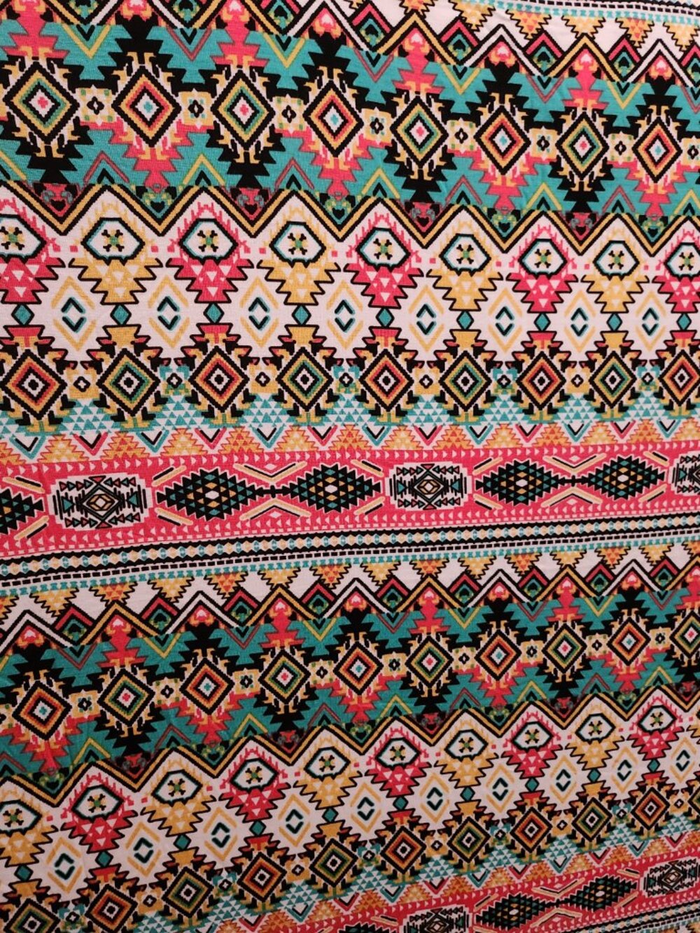 1.25 Yards – $11/Yard ($14 Total) – Boho Aztec Knit Fabric